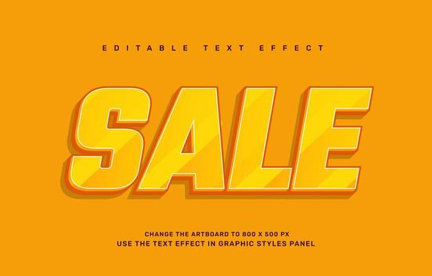Sale text effect
