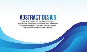 diseño vectorial abstracto para plantilla de diseño de banner y fondo con concepto de color azul vector