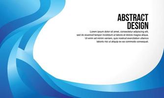 Abstract vector design for banner and background design template with blue color concept