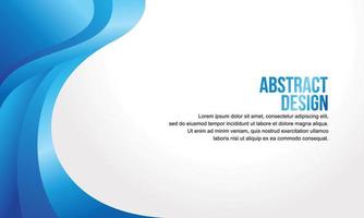 Abstract vector design for banner and background design template with blue color concept