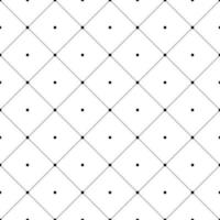 Seamless pattern geometric polka dot and diamond monochrome tone black background, tile pattern, striped shirt. vector