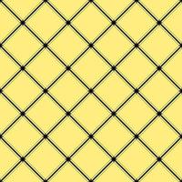 Seamless geometric diamond wire mesh pattern. yellow color background. vector