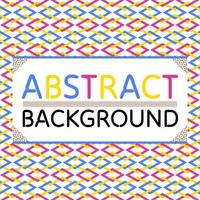 Seamless geometric abstract background pattern. vector