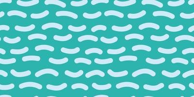 Seamless vector pattern with abstract shapes in turquoise colors.