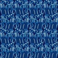 Aztec mosaic tile. Abstract tribal seamless background pattern. vector