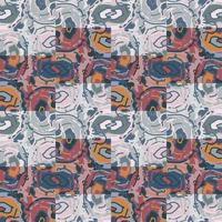 Creative camouflage geometric ornament. Abstract camo seamless background pattern. vector