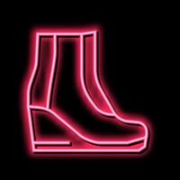 boot model color icon vector color illustration