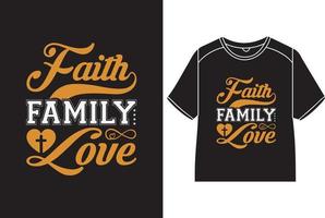 Faith family love vector
