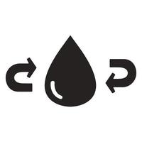 icon ecology solid  glyph vector