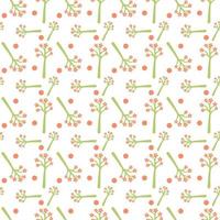 Flower pattern seamless vector