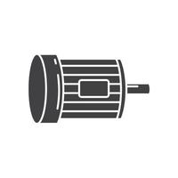 generator motor icon vector concept design template