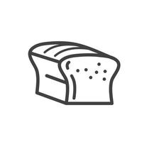 bread line icon vector element concept design template