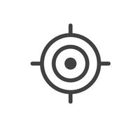 target icon vector concept design template