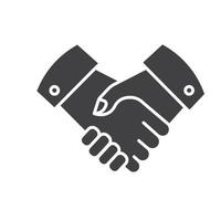 shake hands  icon vector concept design element template