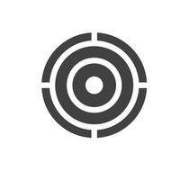 target icon vector concept design template
