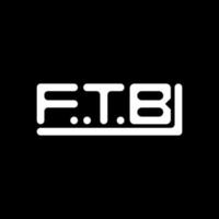 FTB letter logo creative design with vector graphic, FTB simple and modern logo.