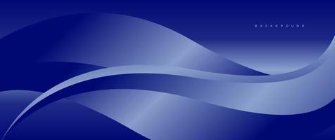 Smooth flow of wavy shapes with gradient vector abstract background, energy movement dark blue design curved lines, relaxing music or technology sound.