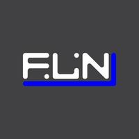 FLN letter logo creative design with vector graphic, FLN simple and modern logo.