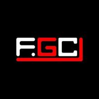 FGC letter logo creative design with vector graphic, FGC simple and modern logo.