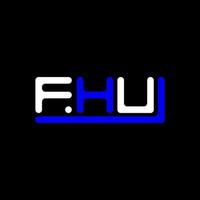 fhu letra logo creativo diseño con vector gráfico, fhu sencillo y moderno logo.