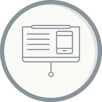 icono de vector de presentación
