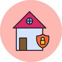 Home Security Vector Icon