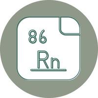 Radon Vector Icon