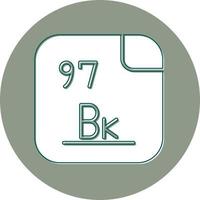 Berkelium Vector Icon