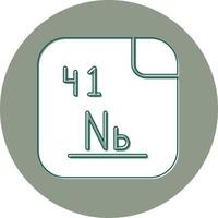 Niobium Vector Icon