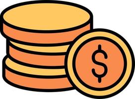 Coins Vector Icon