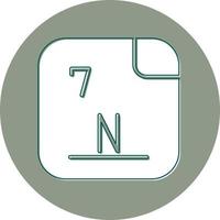 Nitrogen Vector Icon