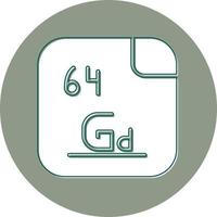 Gadolinium Vector Icon