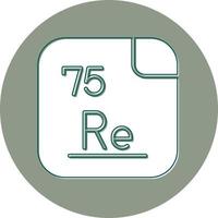 Rhenium Vector Icon