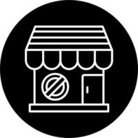 icono de vector de tienda