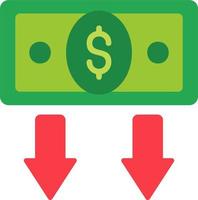 Loss Money Vector Icon