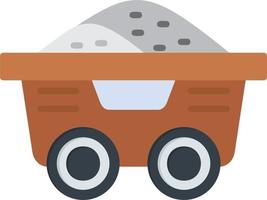 Mining Cart Vector Icon