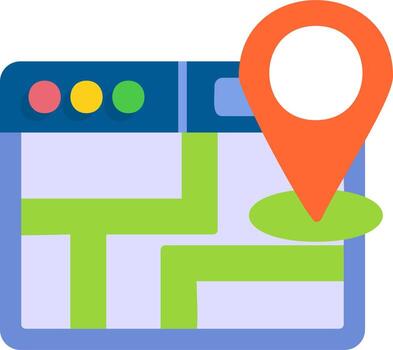 icono de vector de navegador