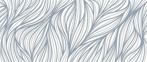 Line art wavy line pattern vector background