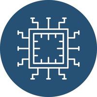 Computer Chip Vector Icon