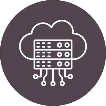 Cloud Data Vector Icon