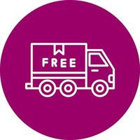 Free Delivery Vector Icon