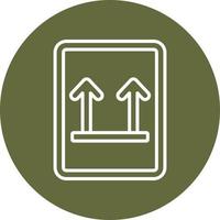This Side Up Vector Icon