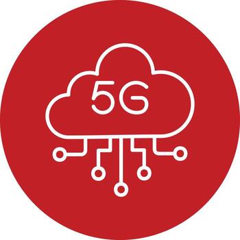 Cloud Computing Vector Icon