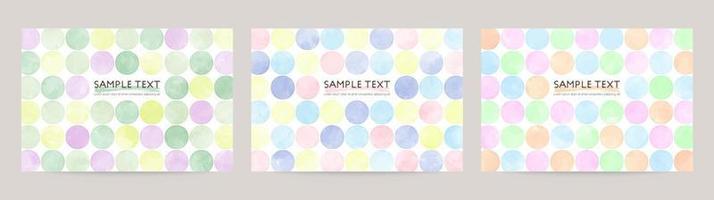 watercolor dot vector colorful background