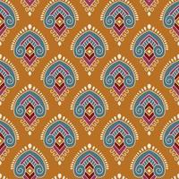 étnico ikat patrones geométrico nativo tribal boho motivo azteca textil tela alfombra mandalas africano americano India flor foto