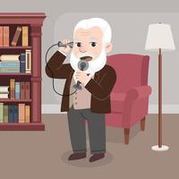 Alexander Graham Bell Day Character Design vector