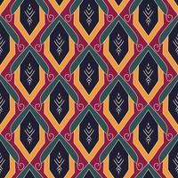 étnico ikat patrones geométrico nativo tribal boho motivo azteca textil tela alfombra mandalas africano americano India flor foto