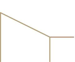 Modern Architecture Logo Outline Vector Illustration