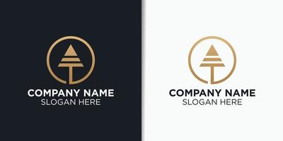 wooden house logo vector, building logo template vector