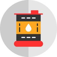 Oil Barrel Vector Icon Design